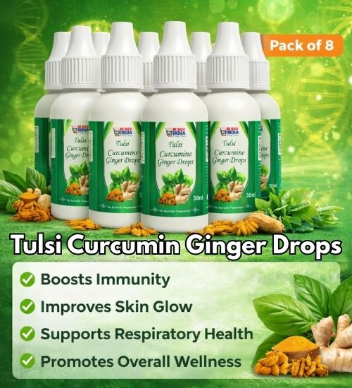 Tulsi Curcumin Ginger Drops
